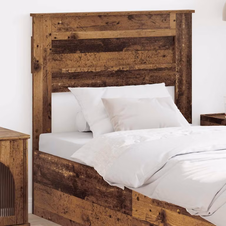 Testiera per letto vidaXL in legno ingegnerizzato marrone stile minimalista