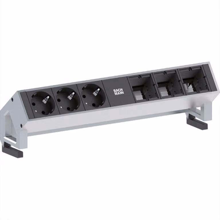 Bachmann DESK 2 - Verlängerungsschnur - 3 Ausgangsstecker - 20cm - Deutschland (902.202)