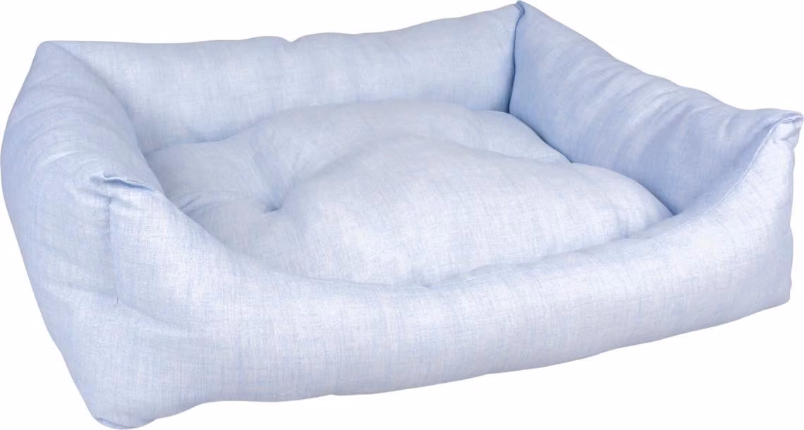 Lettino per cani Duvo+ rettangolare, blu mellow, taglia: L
