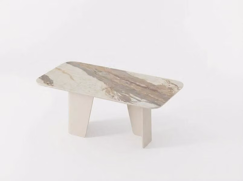 Tavolo con porta scorrevole, grande, spazioso, elegante, stile moderno, bianco