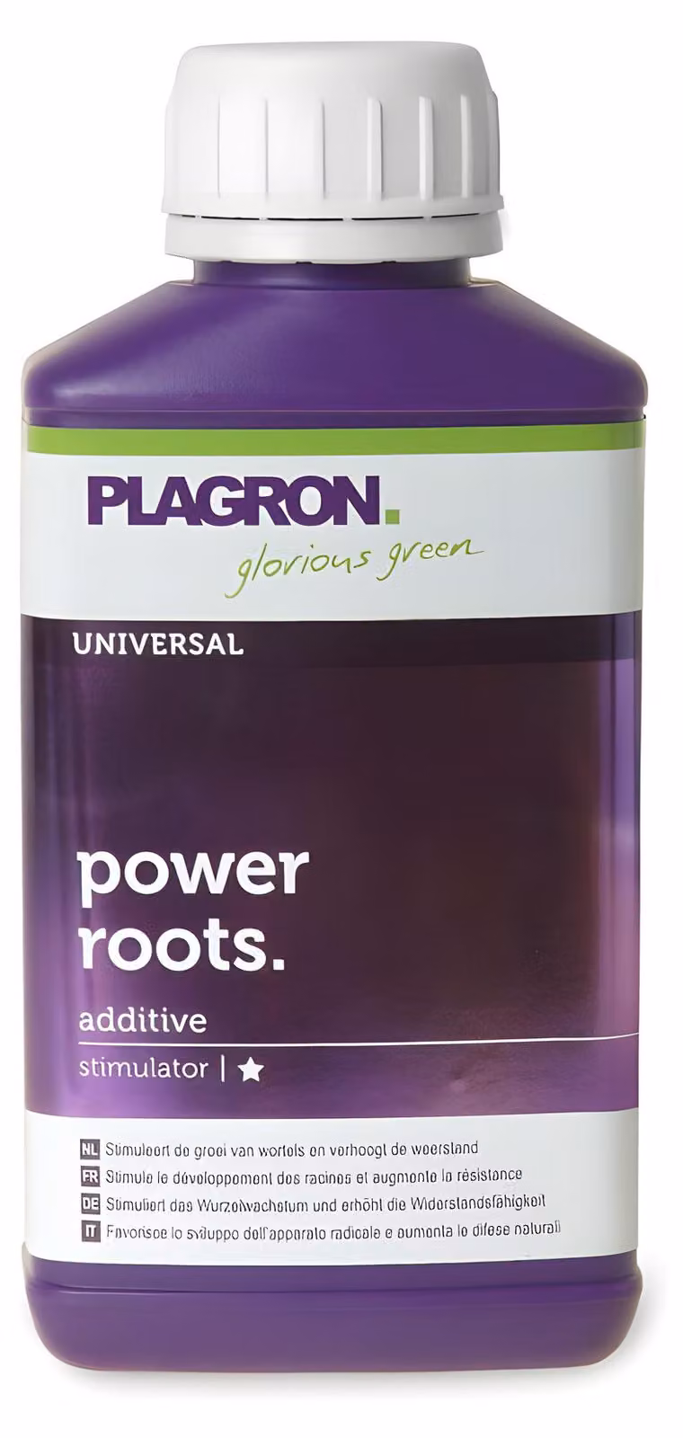 Plagron Power Roots - 250ml. Flacone di additivo rinforzante per radici