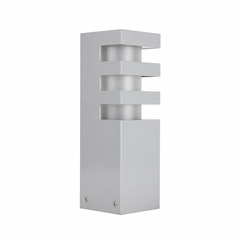 Paletto da giardino 25 cm 1xE27 argento IP54 SU-MA RADO RADO 3 AL
