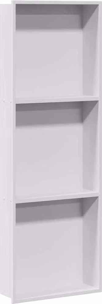 Nicchia per doccia Bianco 90 x 30 x 9,5 cm Acciaio inossidabile