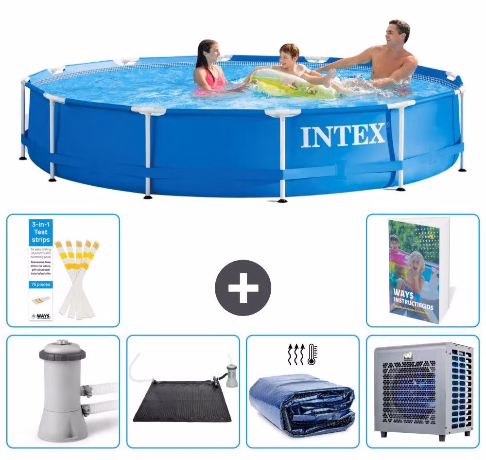 Piscina autoportante rettangolare - 366x76 cm - composta da 5 parti - modello S216