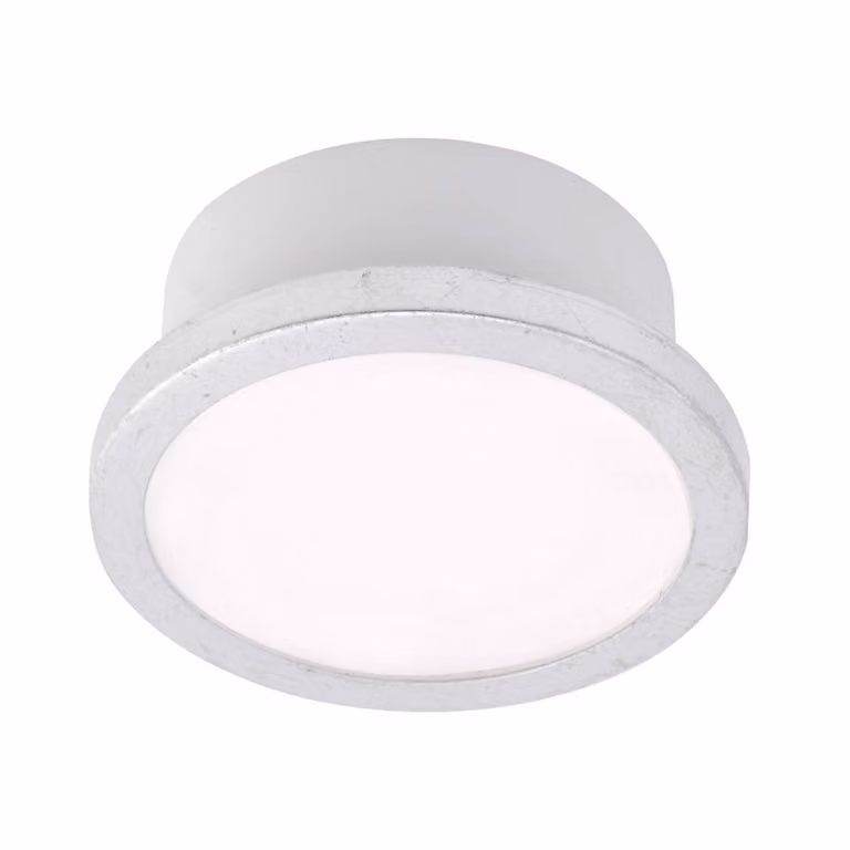 LIGHTME Plafoniera Aqua Uno, Cromo / Argento, Bagno, Alluminio, Moderno, Plafoniera