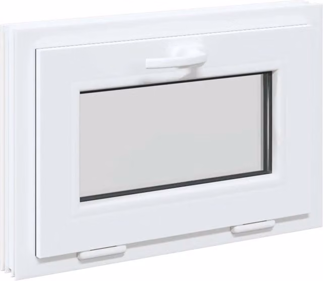 Finestra per Soffitta RISOR 60 x 40 cm PVC e Vetro Bianco CFW2821653