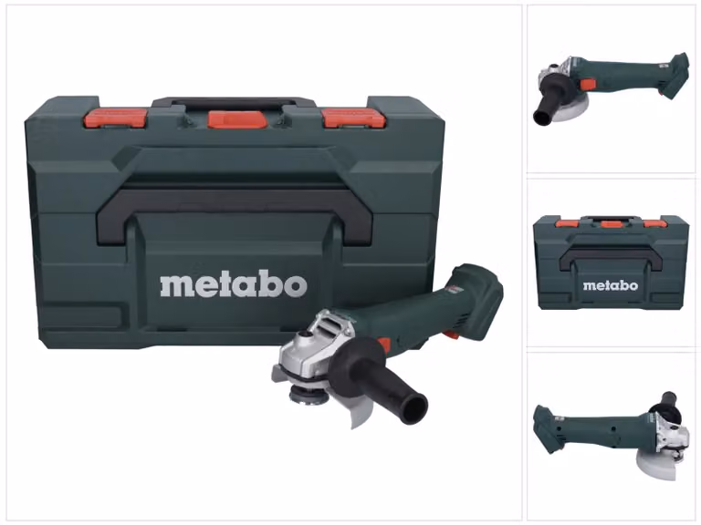 Metabo W 18 L 9-125 Akku-Winkelschleifer 18V Schleifer / Schleifgerät in metaBOX