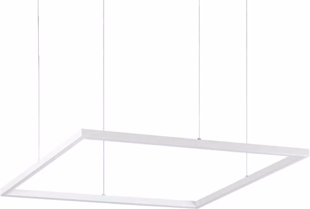 Lampada A Sospensione Oracle Slim Sp D070 Square 3000K On-Off Wh Ideal-Lux