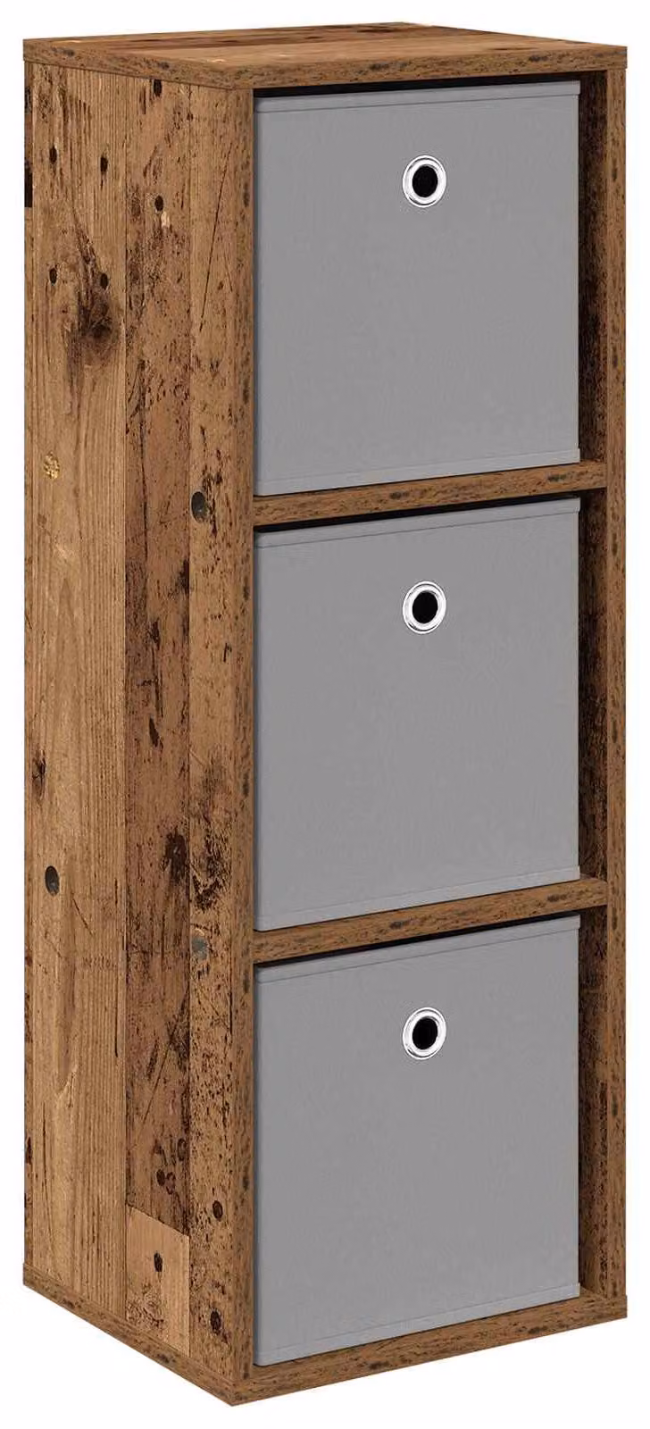 Credenza con cassetto Legno vecchio 30,5 x 27 x 84,5 cm