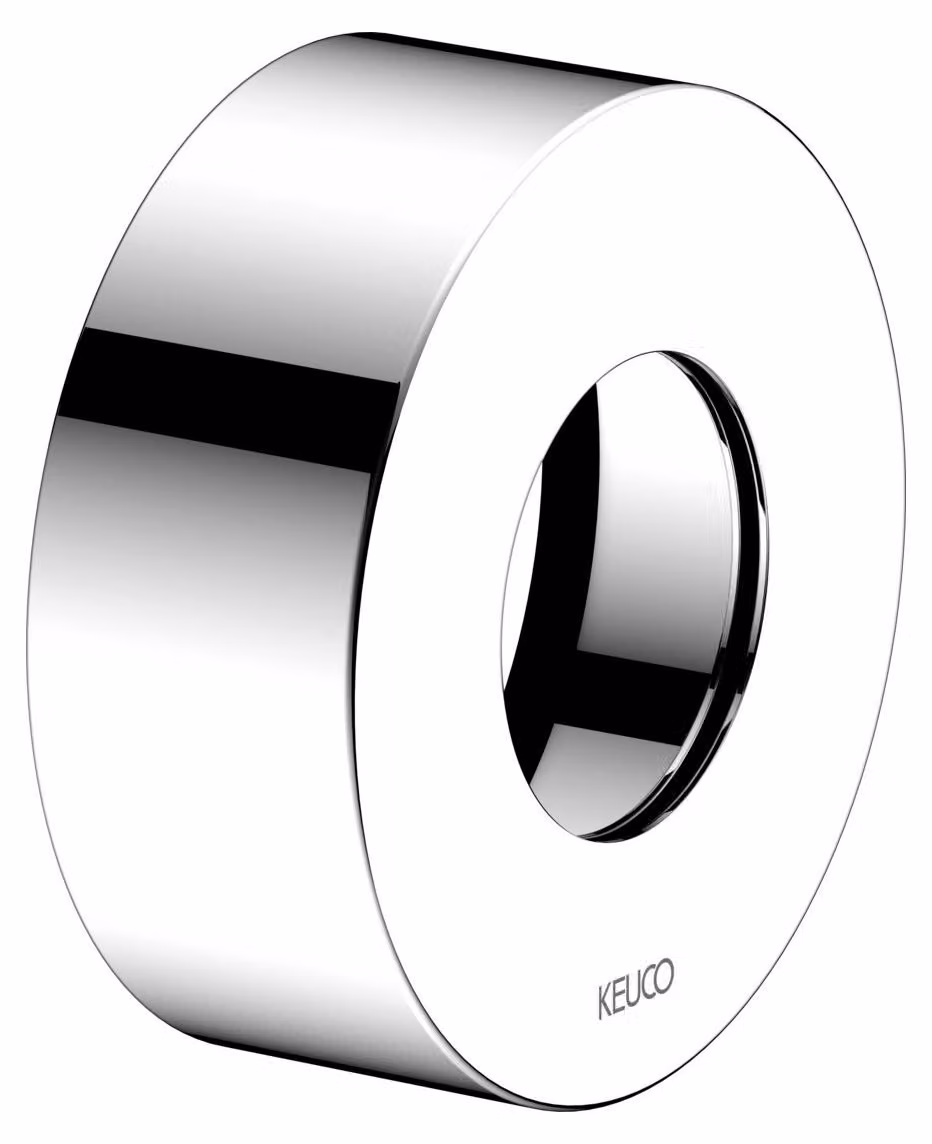 Rosace de rallonge KEUCO pour robinetterie thermostatique encastrée, forme de rosace ronde, 59553010281, 59553010281