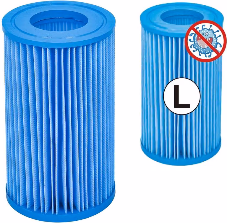 Cartuccia filtrante antibatterica Avenli CleanPlus dimensioni L 106 mm x H203 mm