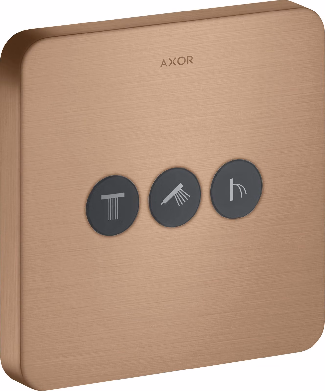 hansgrohe AXOR Starck ShowerSelect Valve à encastrer souple pour 3 consommateurs, 36773310, 36773310
