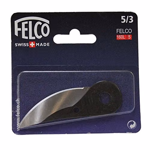 FELCO 5/3 Lama di ricambio con rivetti per cesoie da giardino FELCO 5 + FELCO 160L (lama di ricambio affidabile per tagli precisi)