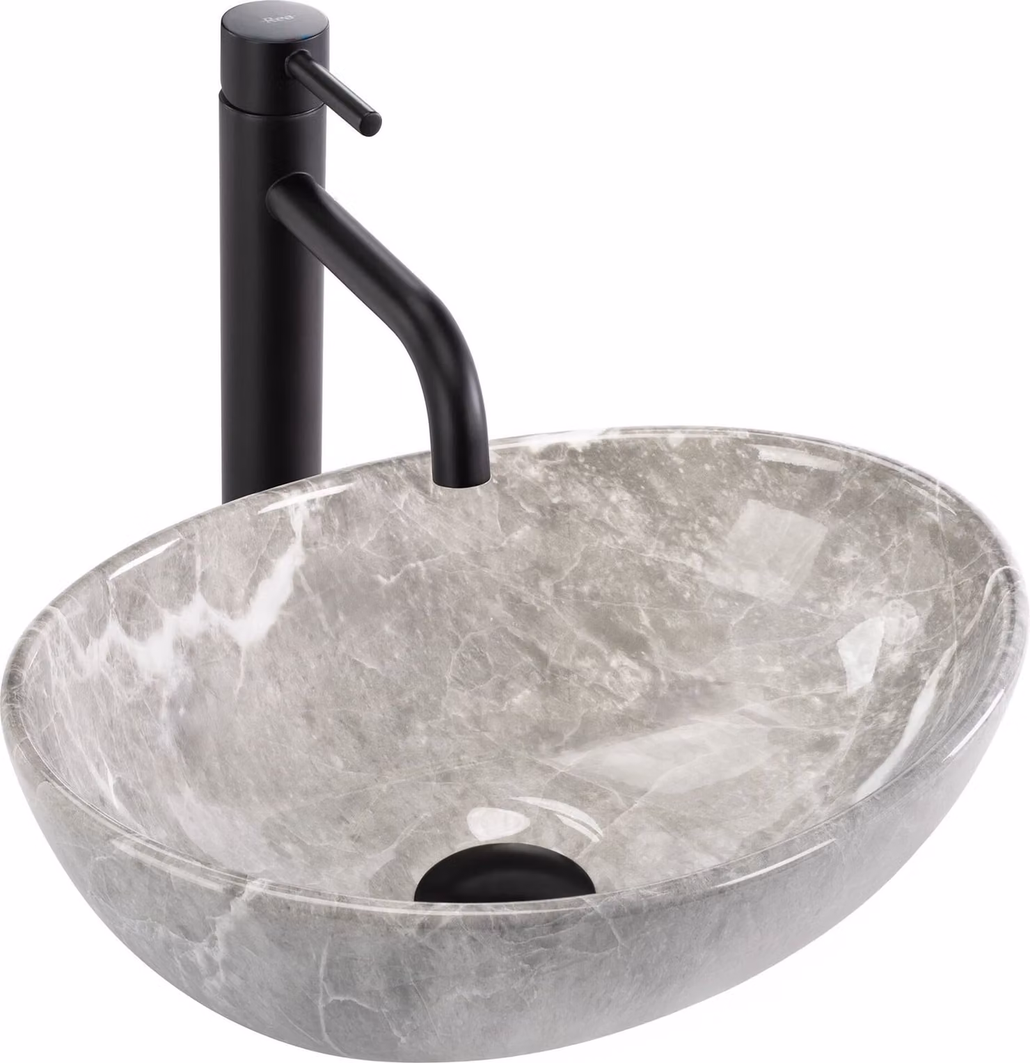 Lavabo da Appoggio Rea Sofia Mini Grigio
