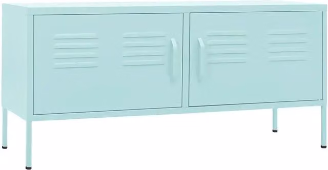 Mobile TV | Armadietto TV | Mobile Porta TV Menta 105x35x50 cm in Acciaio