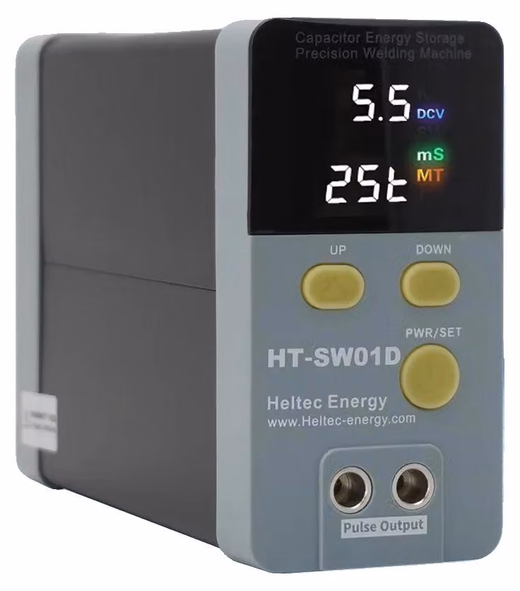 Saldatrice a punti per batterie, alta efficienza, ampia compatibilità, modello 01D, potenza 14,5 kW, energia 238 J
