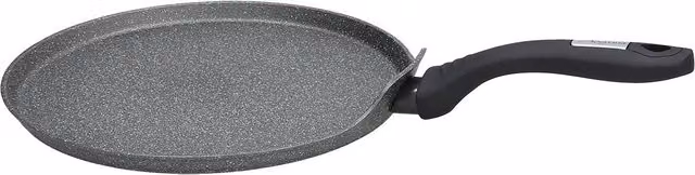 Crepiera Tognana in pietra con rivestimento antiaderente in alluminio, colore grigio, Diametro: 25 cm
