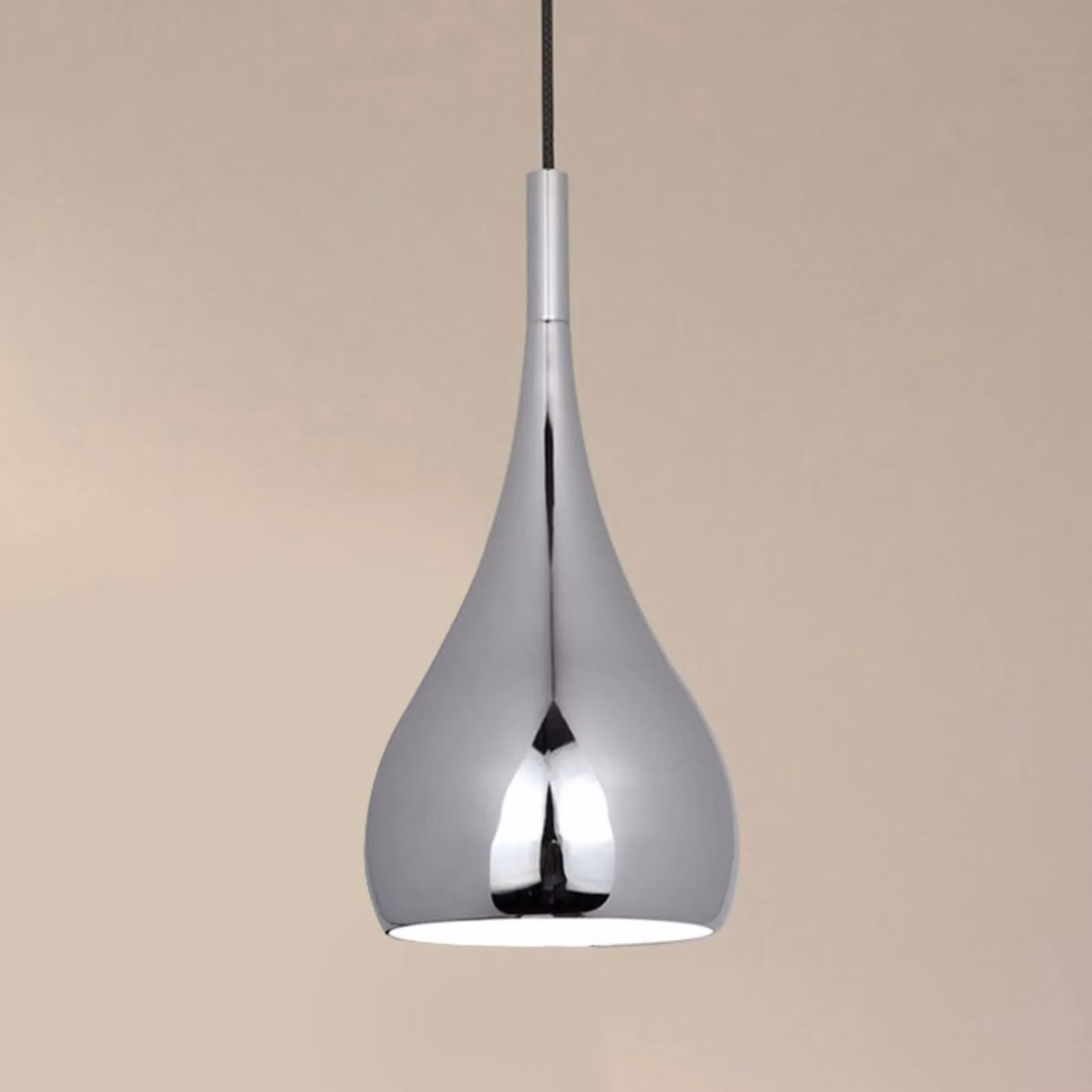 Näve Lampada a sospensione Retro, dimmerabile, Cromo / Argento, Soggiorno / Sala da pranzo, Metallo, Moderno, Lampada a sospensione