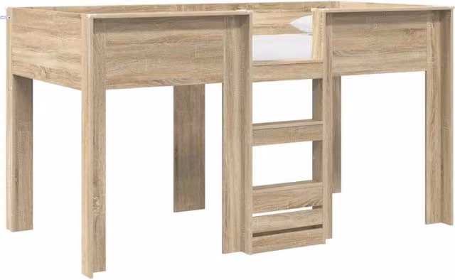 Letto a Castello per Bambini | Letto Infantile | Lettino Rovere Sonoma 90 x 190 cm