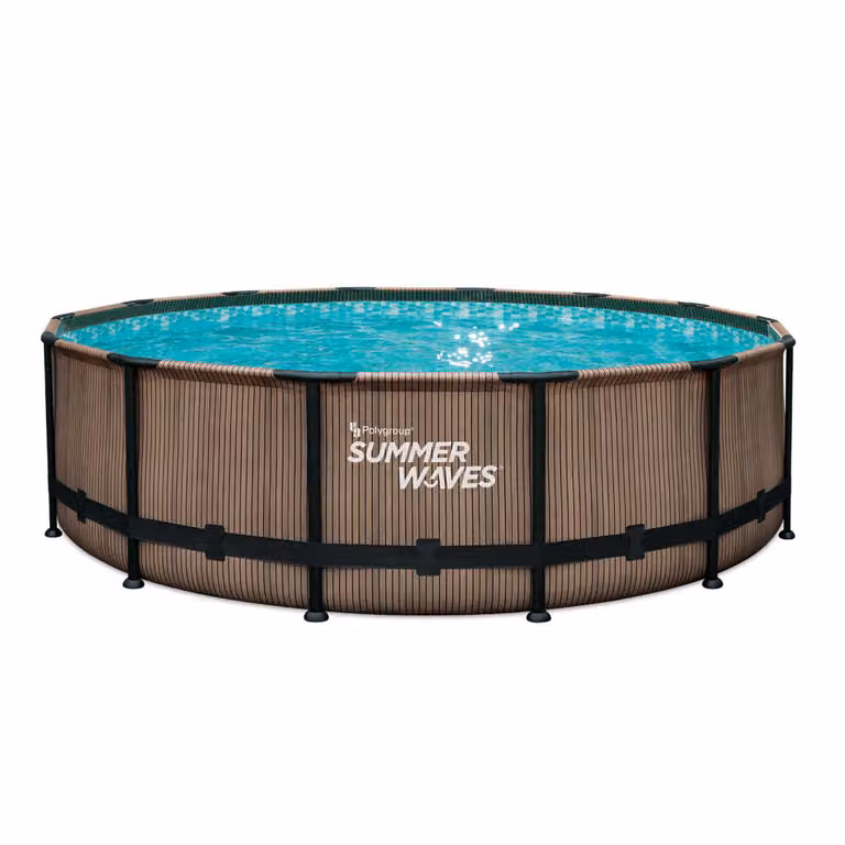 Summer Waves Elite Frame Pool 427 X 107 cm Rovere chiaro