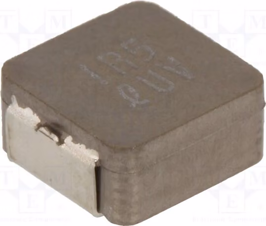 1x Induttore: Ferrite, 1,5 µH, 6,8 mΩ, tolleranza 20%, corrente di saturazione (lBetrieb): 16,2 A, corrente di saturazione (Isat): 19 A, componente SMD, modello MPXV1D0840L1R5