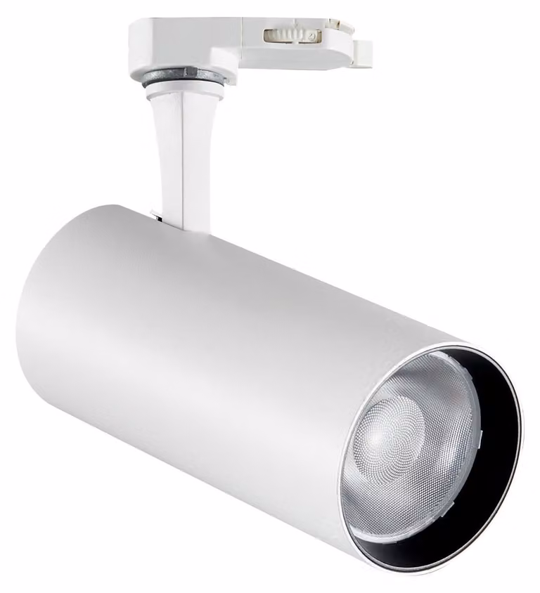 Faretto Su Binario Fox Luce LED 8W Calda 3000K Bianco Ideal Lux