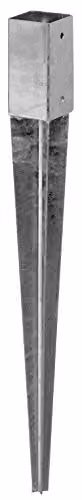 Portapali zincato a fuoco 71x71x150x750 mm