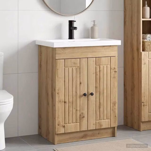 Set di mobili per il bagno Rovere Artigianale 3404203