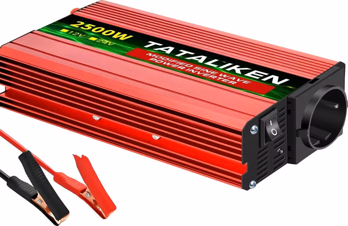 Inverter, da 12V a 220V AC, uscita da 500W a 4000W, 12V2500W50HZ EU, 220V, 12V