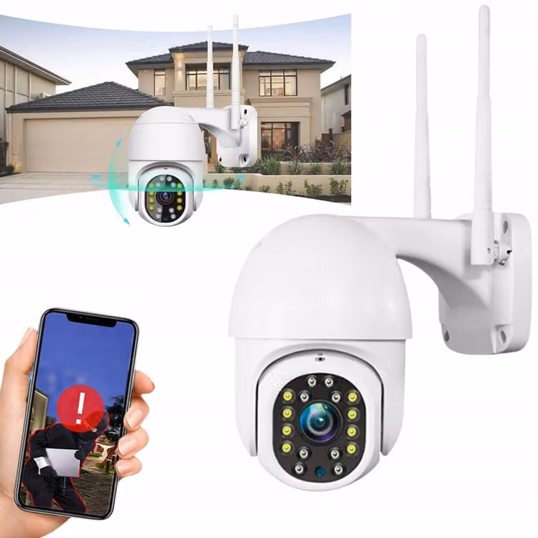 Telecamera IP CCTV WiFi Smart Home HD EDUP EH-1536P12 con rotazione
