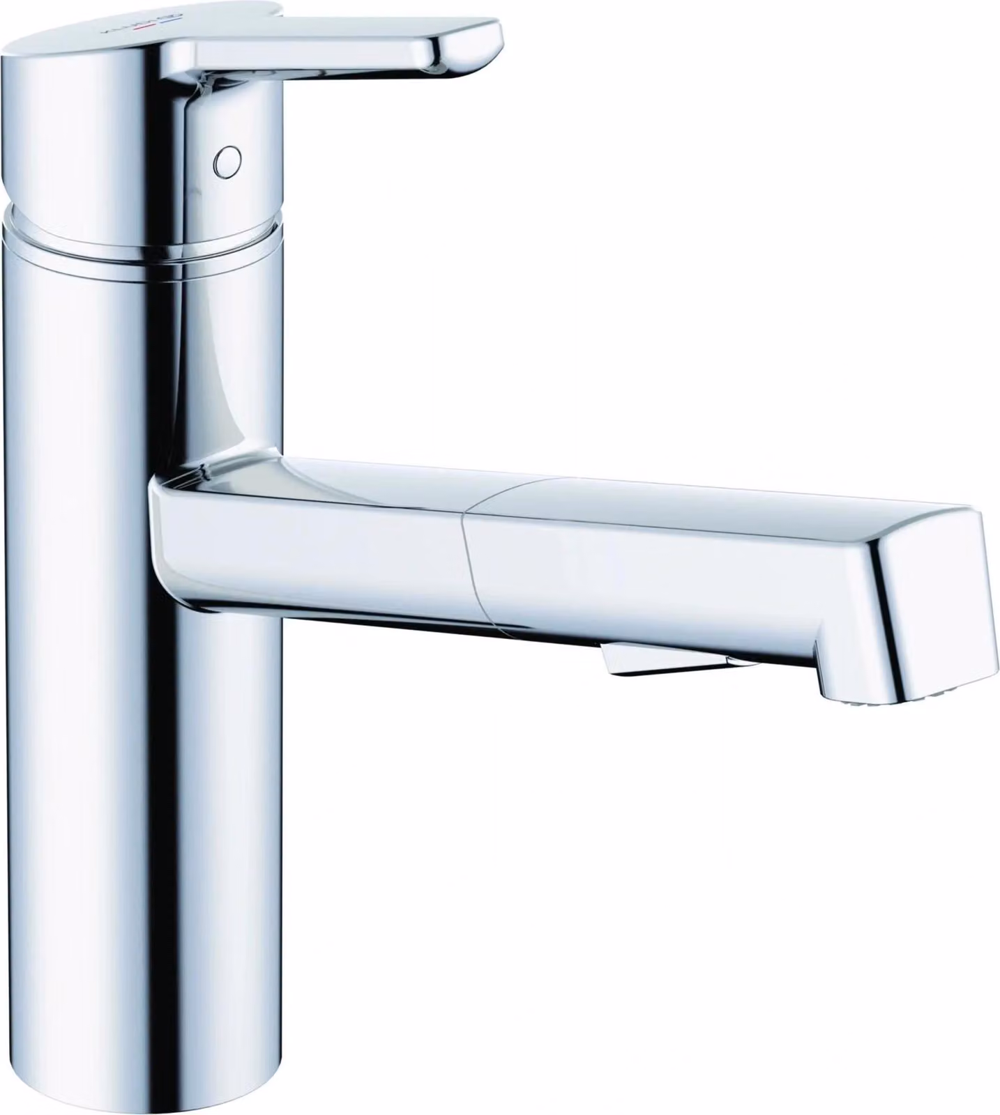 Kludi M3, miscelatore monocomando per lavello, con doccetta, cromato, 1 pz.
