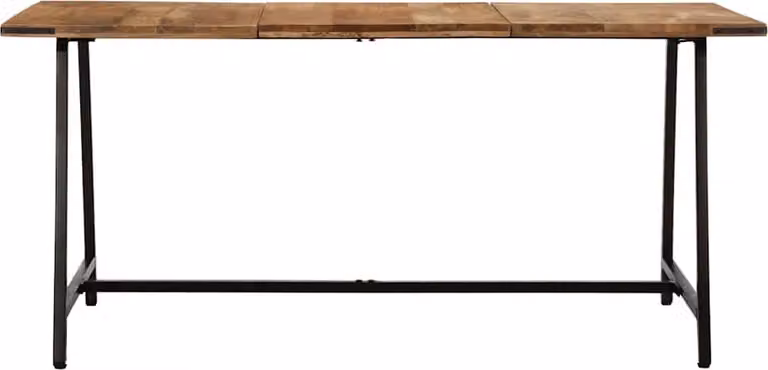 vidaXL Tavolo da pranzo 160x80x75 cm in legno massiccio di mango