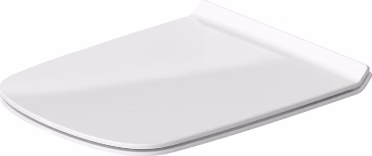 Siège de WC Duravit DuraStyle sans SoftClos, e charnières en acier inoxydable, version allongée, amovible, 0060510000, 0060510000