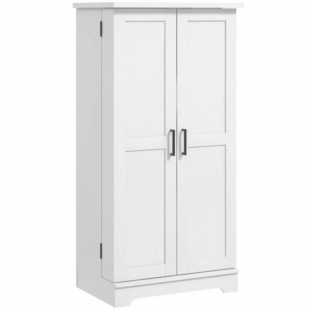Armadio da cucina Minimal con ante a battente e ripiani interni, colore beige, L: 40 cm, P: 60 cm, H: 120 cm – 2