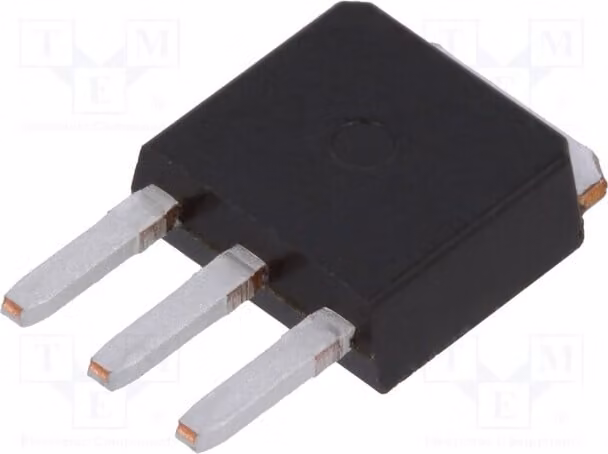1 x Transistor: MOSFET unipolare N-channel, 35W, 45A, 100V, con package TO251A, modello AOI296A