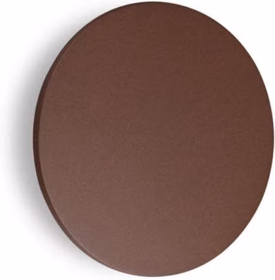 Applique da parete contemporanea IDEAL LUX Punto Alluminio Coffee con LED da 16W, luce bianco caldo 3000K, colore marrone, protezione IP54