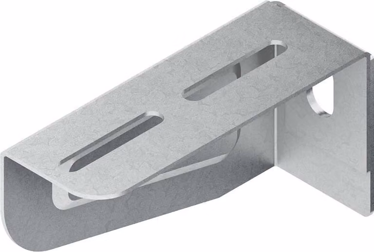 Maniglia sospesa e supporto a muro 82x420 mm 1,5 kN - Staffa a muro e profilata KTAM 400 F