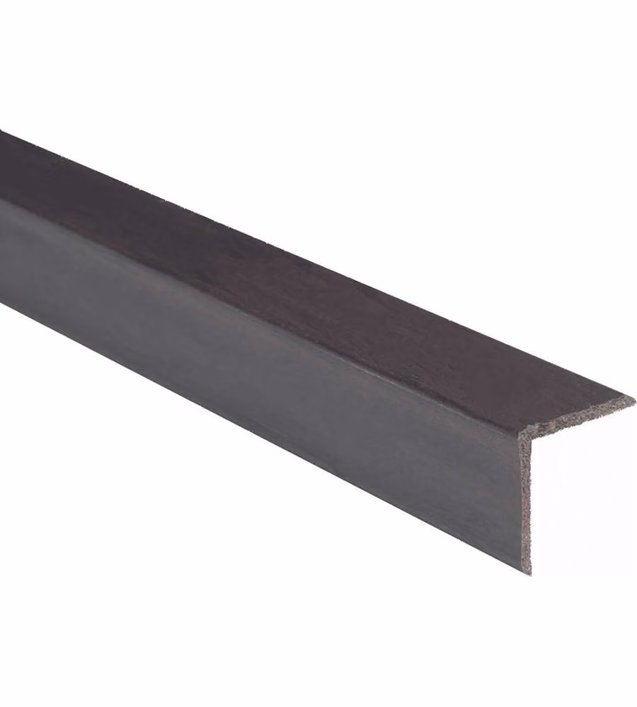 Paraspigolo PVC Noce Scuro 30x30 mm - Lunghezza 3 m per Muri