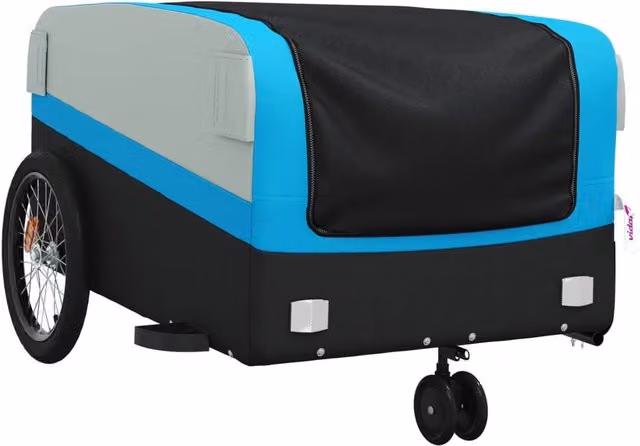 Rimorchio per trasporto biciclette 45 kg ferro blu 02_0044110
