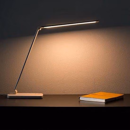 Lampada a LED, lampada a LED con protezione per gli occhi - Risparmio di spazio 4,3 x 11,7 x 42,9 cm, faretto da ufficio compatto
