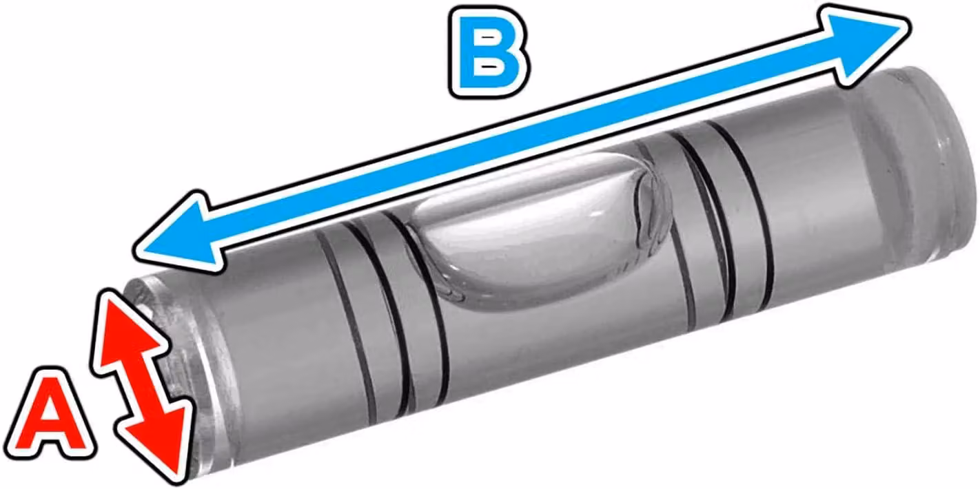 Set di livelle a bolla, 20 pezzi, 9,5x25 mm, per livelle a bolla