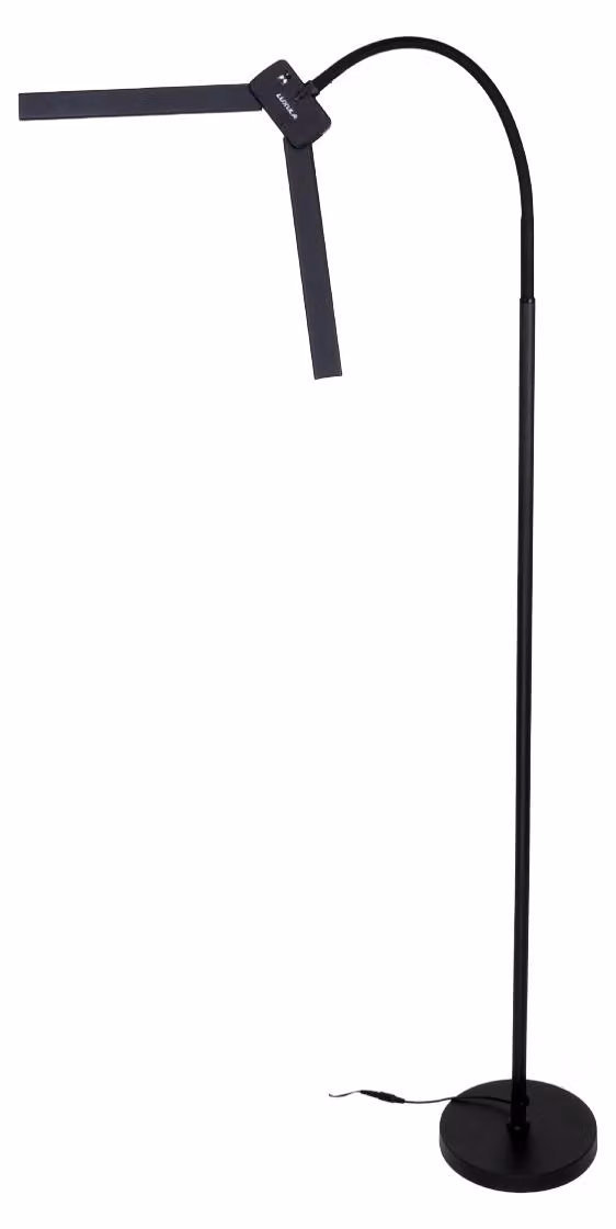 Lampada da tavolo LED LUXULA, 24 W, regolabile da 3000 a 6500 K con luce calda, neutra e fredda (CCT), colore nero, dimmerabile