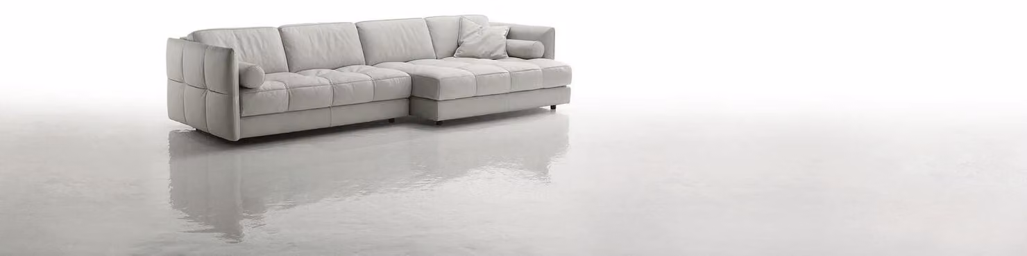 Wohnlandschaft Ecksofa L-Form Möbel Luxus Weiß Modern Sofa Eckcouch Leder