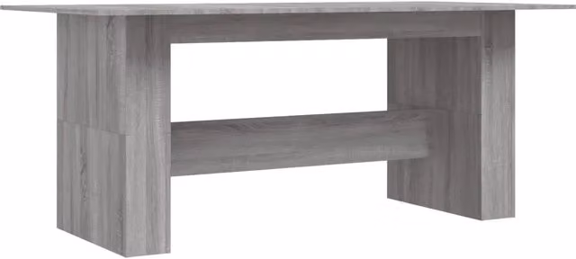 Tavolo da Pranzo | Tavolo da cucina Grigio Sonoma 180x90x76 cm Legno Multistrato