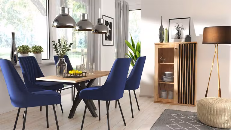 Mobili per sala da pranzo ORURO - rovere artisan / nero