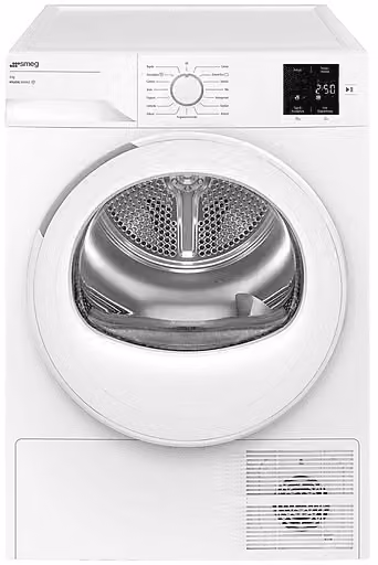 Asciugatrice a pompa di calore Smeg DRC07EE, capacità 7 kg, Profondità: 54,6 cm, Bianco, Classe E