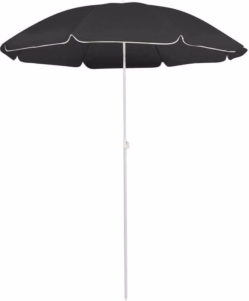Maison Exclusive - Ombrellone con palo in acciaio antracite, 180 cm
