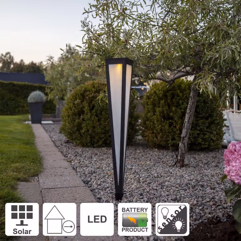 Lampada da giardino a Led solare PYRAMIS