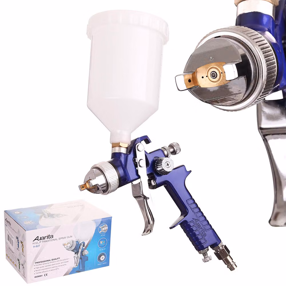 Pistola a spruzzo Auarita H-827 HVLP blu 1,3 mm