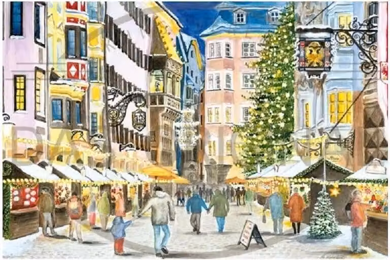 Calendario dell'Avvento "Il Tettuccio d'Oro" di Innsbruck – Motivo esclusivo